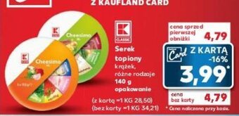 Kaufland Serek topiony 140 g oferta