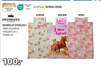JYSK KOMPLET POŚCIELI 140x200 cm oferta