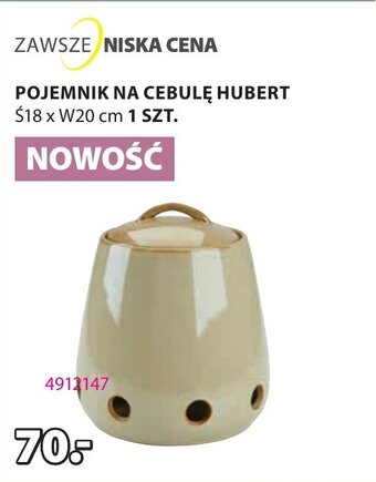 JYSK POJEMNIK NA CEBULĘ Ś18 x W20 cm oferta
