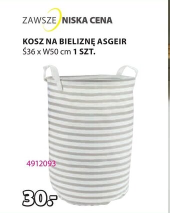JYSK KOSZ NA BIELIZNĘ Ś36 x W50 cm oferta