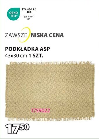 JYSK Podkładka ASP 43x30cm oferta