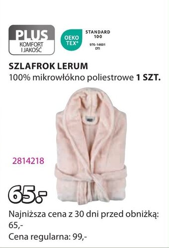 JYSK SZLAFROK oferta