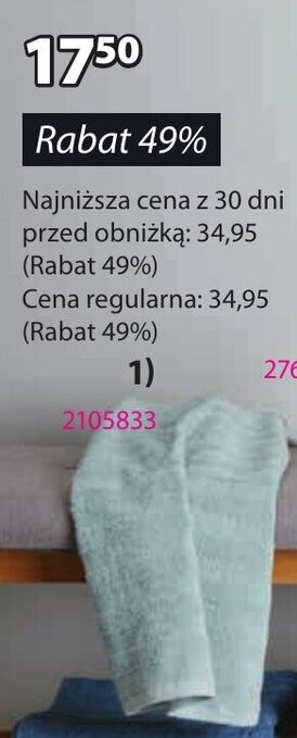 JYSK Ręcznik 50x90cm oferta