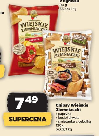 Netto Chipsy wiejskie ziemniaczki oferta