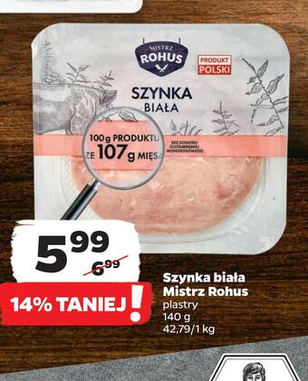 Netto Szynka biała mistrz rohus oferta