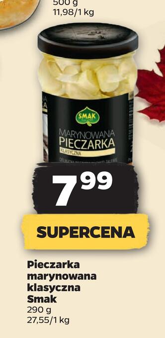 Netto Pieczarka marynowana klasyczna smak oferta