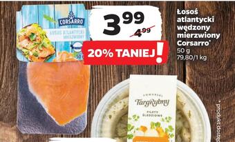 Netto Łosoś atlantycki wędzony mierzwiony corsarro oferta