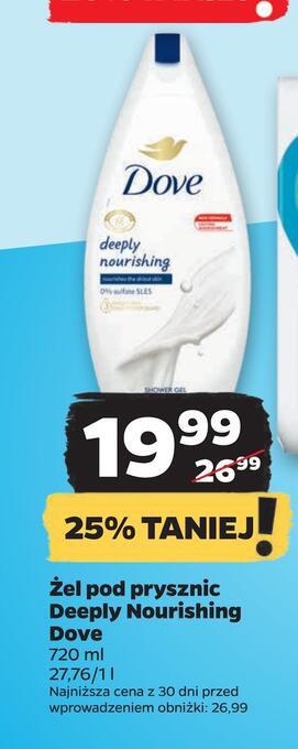 Netto Żel pod prysznic deeply nourishing dove oferta