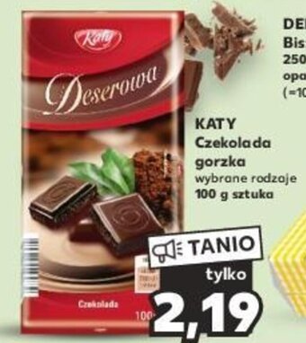 Kaufland KATY Czekolada gorzka 100g oferta