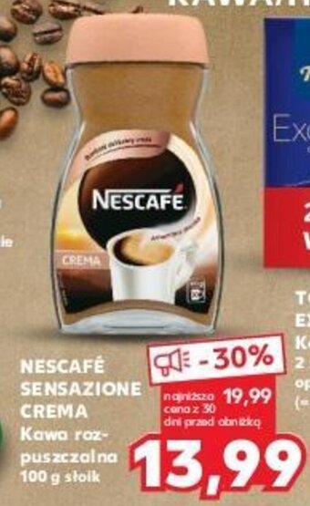 Kaufland NESCAFÉ SENSAZIONE CREMA Kawa rozpuszczalna 100 g oferta