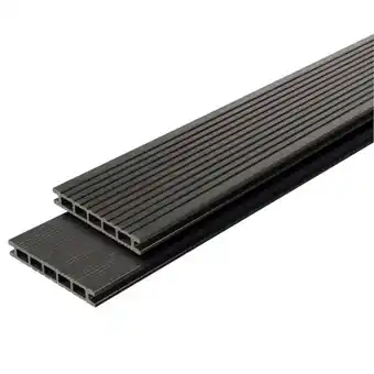 Castorama Deska tarasowa kompozytowa goodhome neva 2,1 x 14,5 x 300 cm antracyt oferta