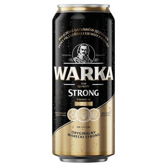 Dino Warka strong piwo jasne 500 ml oferta
