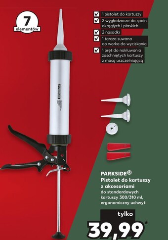 Kaufland Pistolet do kartuszy parkside oferta