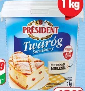 Dino Président twaróg sernikowy 1 kg oferta
