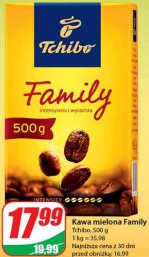 Dino Tchibo family kawa palona mielona 500 g oferta