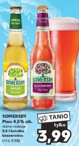 Kaufland SOMERSBY Piwo 4,5% alk. 0,4 I oferta