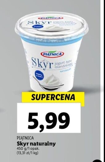 Lidl Skyr naturalny 450 g oferta