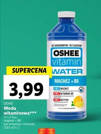 Lidl Woda witaminowa*** 1,1 l oferta