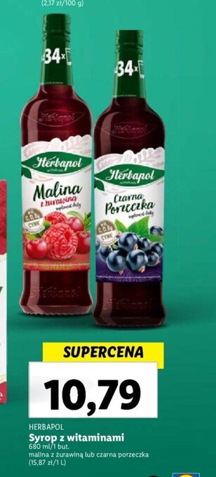 Lidl Syrop z witaminami 680 ml oferta