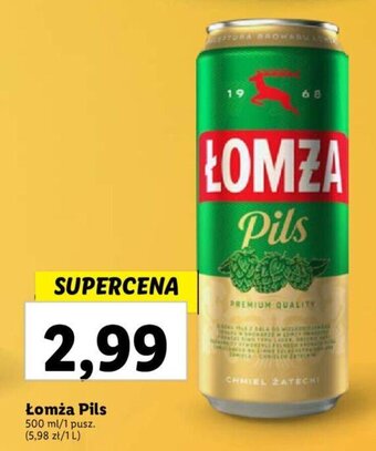 Lidl Łomża Pils 500 ml oferta