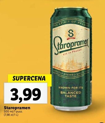 Lidl Staropramen 500 ml oferta