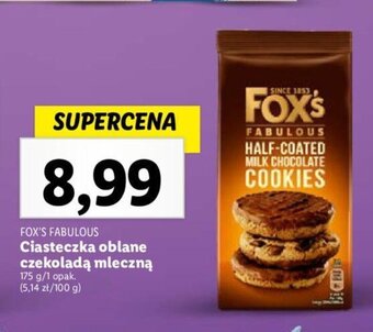 Lidl Ciasteczka oblane czekoladą mleczną 175 g oferta