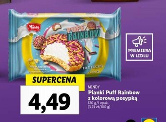 Pianki Puff Rainbow z kolorową posypką 120 g