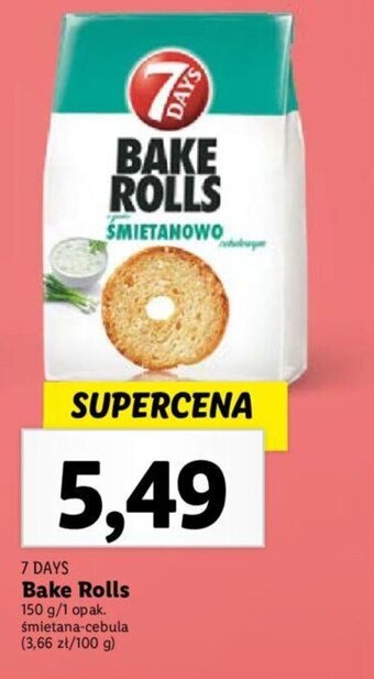 Lidl Bake Rolls 150 g oferta