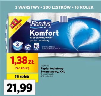 Lidl Papier toaletowy 3-warstwowy, XXL oferta