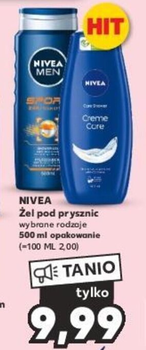 Kaufland NIVEA Żel pod prysznic 500 ml oferta