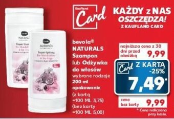 Bevola® NATURALS Szampon lub Odżywka do włosów 200 ml