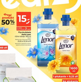 Dealz Płyn do płukania tkanin Lenor 1600 ml oferta