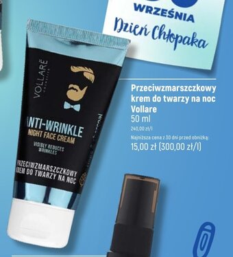 Przeciwzmarszczkowy krem do twarzy na noc Vollare 50 ml