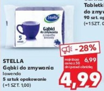 Kaufland STELLA Gąbki do zmywania 5 szt. oferta