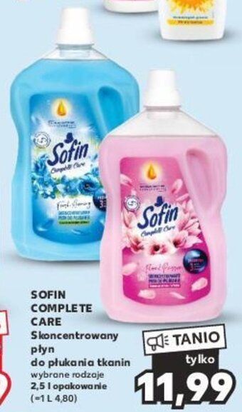 Kaufland SOFIN COMPLETE CARE Skoncentrowany płyn do płukania tkanin 2,5 I oferta