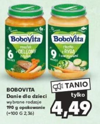Kaufland BOBOVITA Danie dla dzieci 190 g oferta