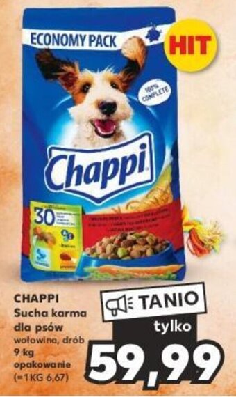 Kaufland CHAPPI Sucha karma dla psów 9 kg oferta