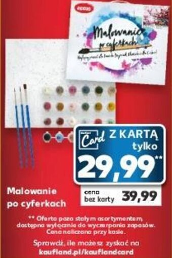 Kaufland Malowanie po cyferkach oferta