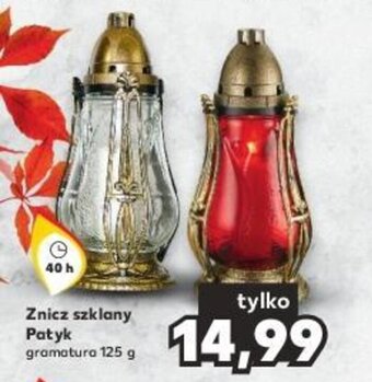 Kaufland Znicz szklany Patyk 125 g oferta