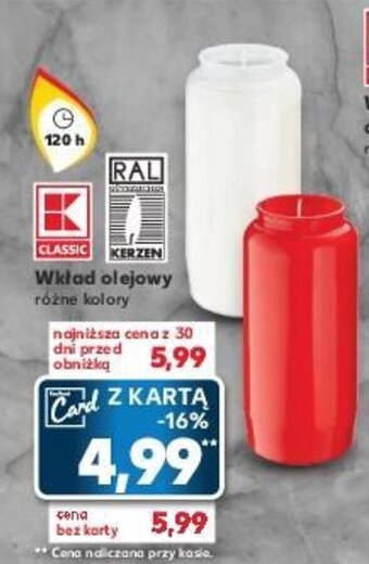 Kaufland CLASSIC Wkład olejowy oferta