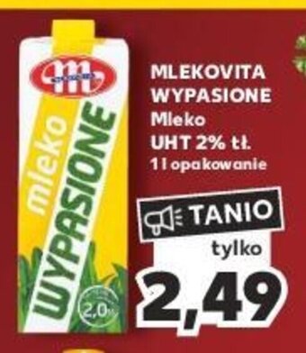 Kaufland MLEKOVITA WYPASIONE Mleko UHT 2% 1 l oferta