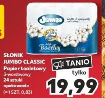 Kaufland SŁONIK JUMBO CLASSIC Papier toaletowy 24 szt. oferta