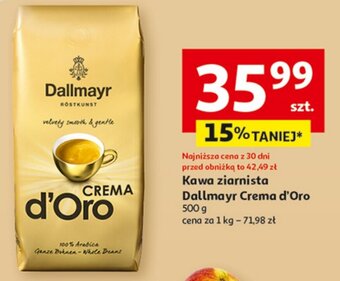 Auchan Kawa ziarnista Dallmayr Crema d'Oro 500 g oferta