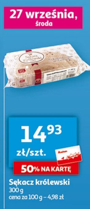 Auchan Sękacz królewski 300 g oferta