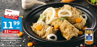 Auchan Filety z makreli smażone w zalewie octowej, 800 g oferta
