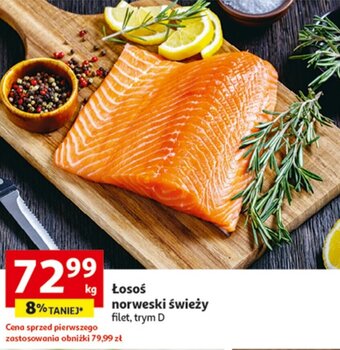 Auchan Łosoś norweski świeży 1 kg oferta