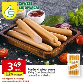 Auchan Parówki wieprzowe 200 g oferta