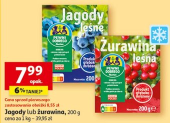 Auchan Jagody lub żurawina, 200 g oferta