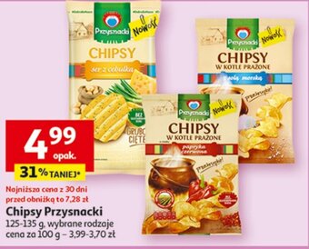 Auchan Chipsy Przysnacki 125-135 g oferta