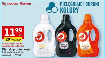 Auchan Auchan Płyn do prania tkanin 1,5 l oferta
